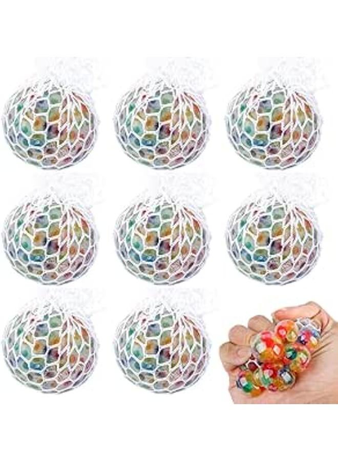 8 Squeeze Grape Balls, Silicone Stress Balls, Sensory Ball Toys, Stress Relief Toys for Kids Stress Relief