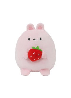 Miniso Snuggle up with this 7-inch pink bunny plush toy from the Yummy Yummy Series. 