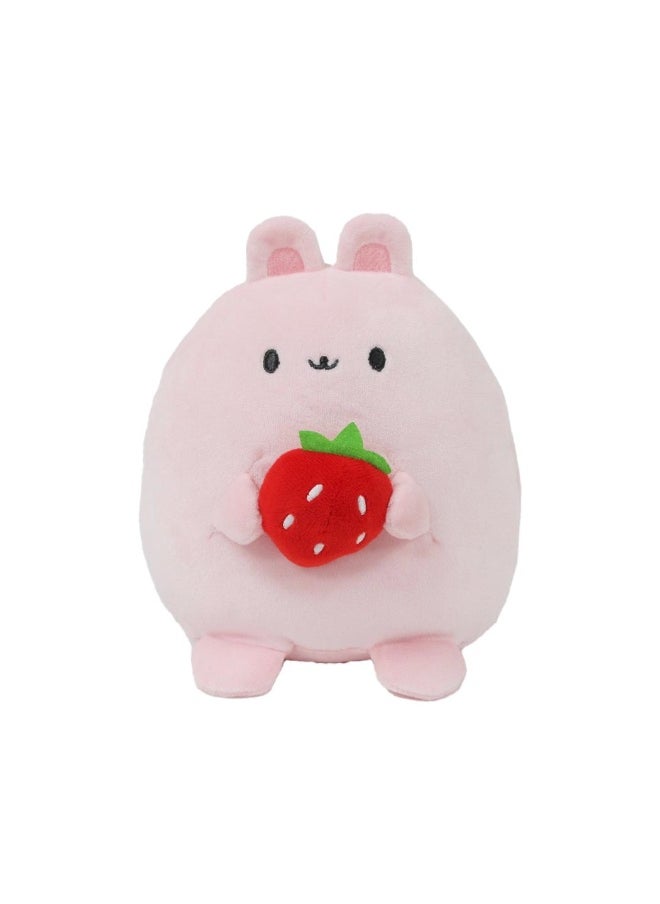 Miniso - Snuggle up with this 7-inch pink bunny plush toy from the Yummy Yummy Series. - Image 1
