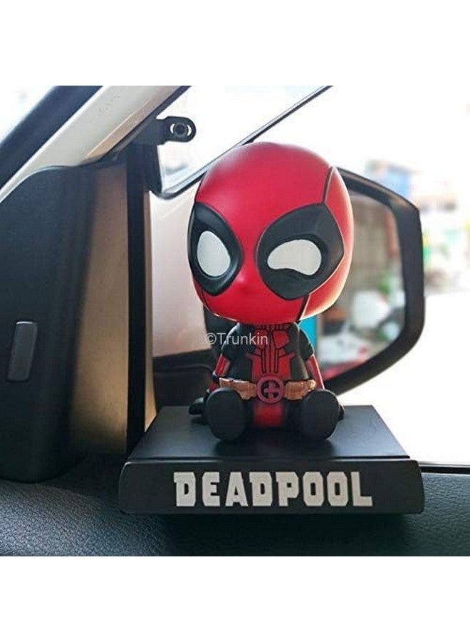 Trunkin Dead Pool Bobblehead Action Figure | Bobble Head car Accessory - Image 4