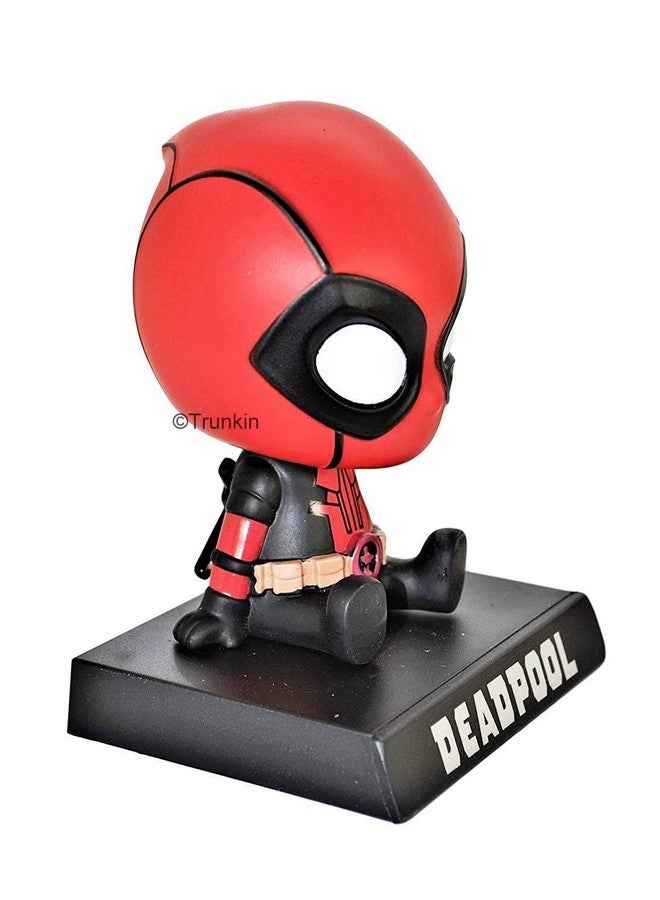 Trunkin Dead Pool Bobblehead Action Figure | Bobble Head car Accessory - Image 3
