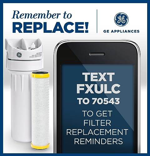 GE Advanced Single Stage Drinking Water System Replacement Filter Fits GX1S01R Under Sink Filtration System Replace Every 6 Months FXULC - Image 3