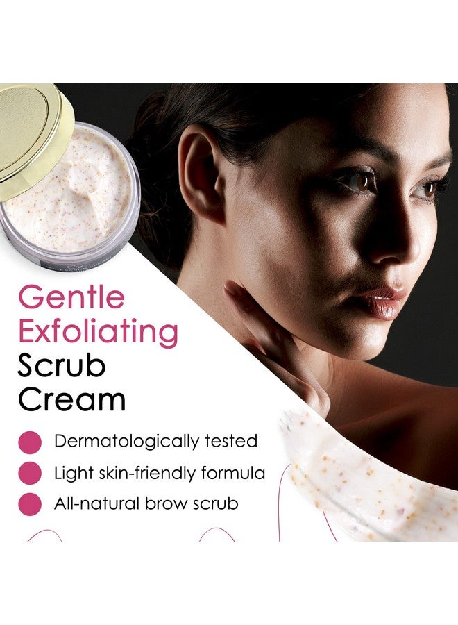 Marie-José & Co Eyebrow Peeling Cream Brow Exfoliator Professional Eyebrow Scrub Cream By Mariejosé & Co Your Secret To Longlasting Eyebrow Makeup & Dye (1.7 Fl.Oz) - Image 3