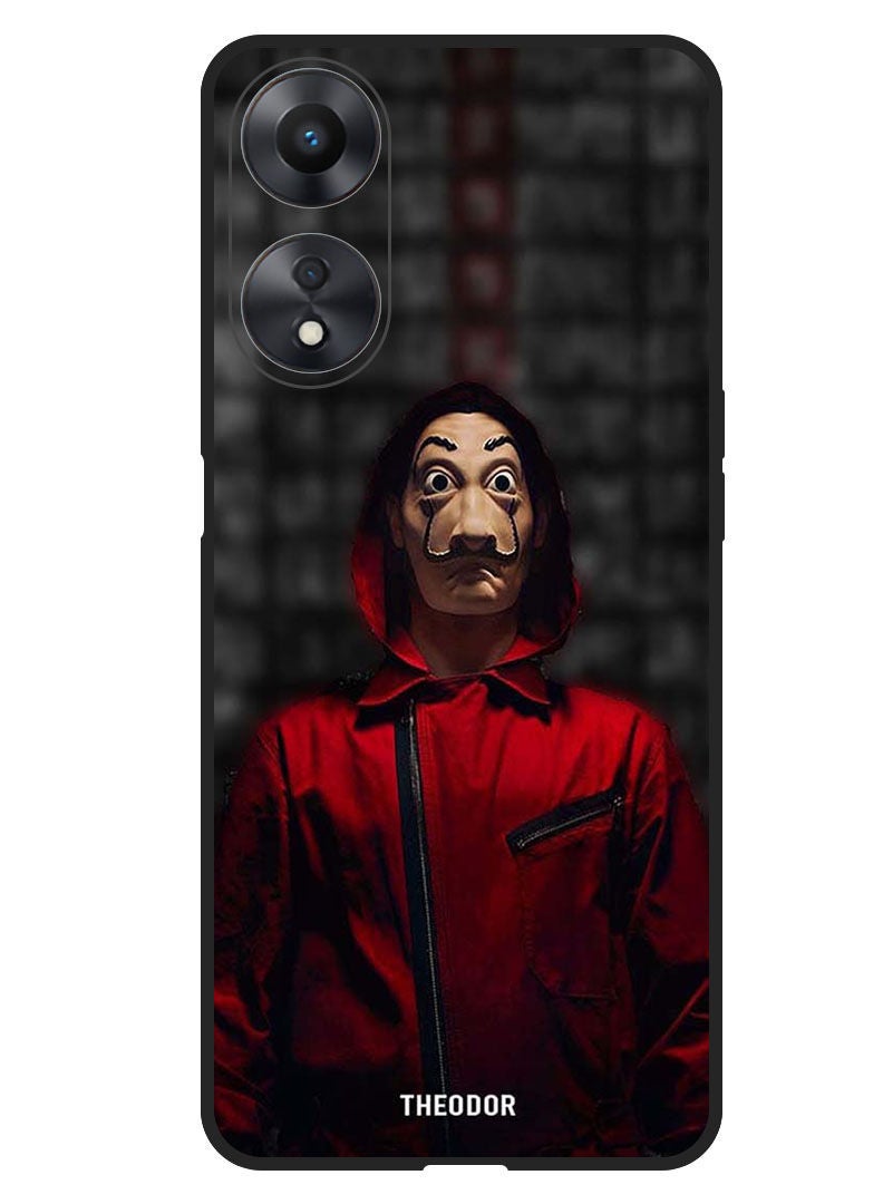 Theodor Protective Case Anti Scratch Shock Proof Bumper Cover For Oppo A78 Mona Lisa Lolipop - Image 1