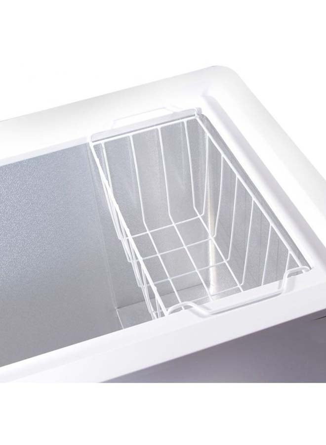 SUPER GENERAL Chest-Freezer 250 Liter Gross Volume, Compact Deep-Freezer With Storage-Basket, Lock And Key, Wheels, 99.6 X 56.5 X 83.5 Cm, 1 Year Warranty 250 L 128 W SGF244H White - Image 4