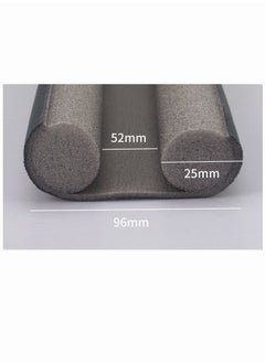 Reelyo 1/4 Piece Door Gap Guard, Wind Protection, Draft Stopper, For Doors, 36.6 inches (93 cm), Door Draft Stopper, Door Sweep, Door Bottom Seal Strip, Twin, Energy Saving, Stopper, Cold Air Blocker,  - Image 3