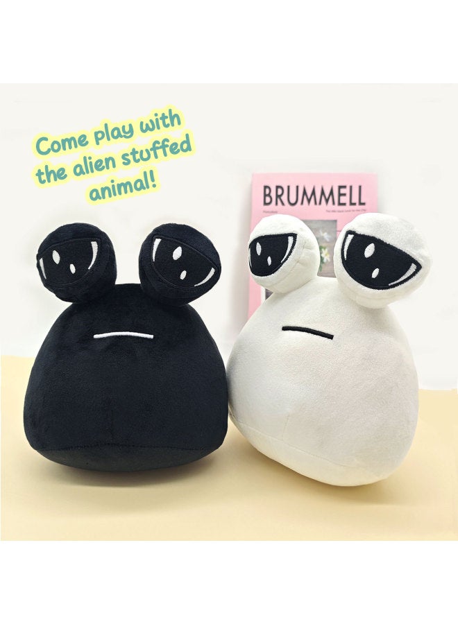Cross Border POU My Pet Alien Game Peripheral Doll Snail Plush Toy Children Gift-Specifications:120G-Color:Black-22cm - Image 2
