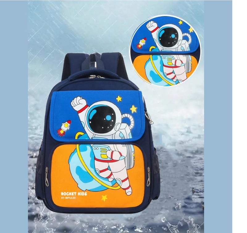 IMPULSE! Astronaut I 25L Unisex Stylish &Trendy Water Resistant printed Bag, College travel Backpack, School Bag for boys & girls - Image 5