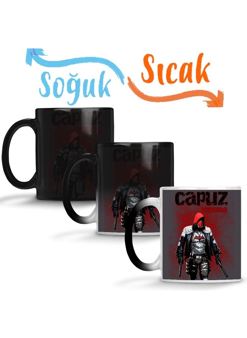 Baskı Dükkanı Print Shop Capuz Vermelho Magic Mug Porcelain 