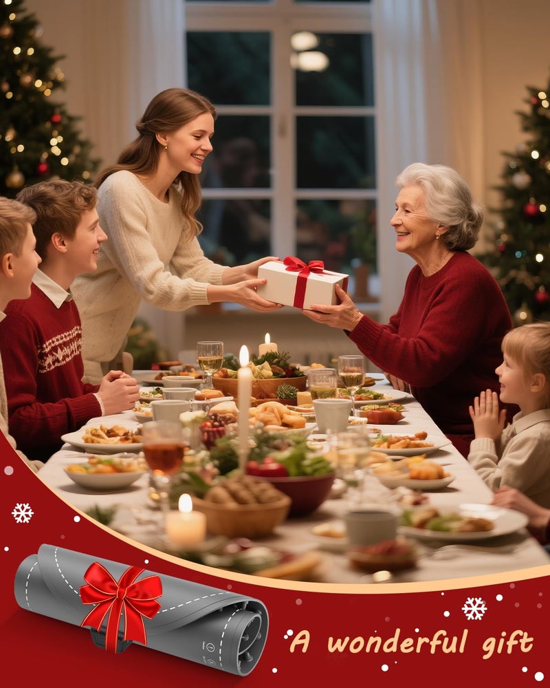 seenlast Warming Mat for Food with Adjustable Temperature Timer,10S Fast Heating Electric Food Warming Mat for Parties Buffet Daily,Food Heating Mat with Insulating Pad Raised Feet Protects Table - Image 5
