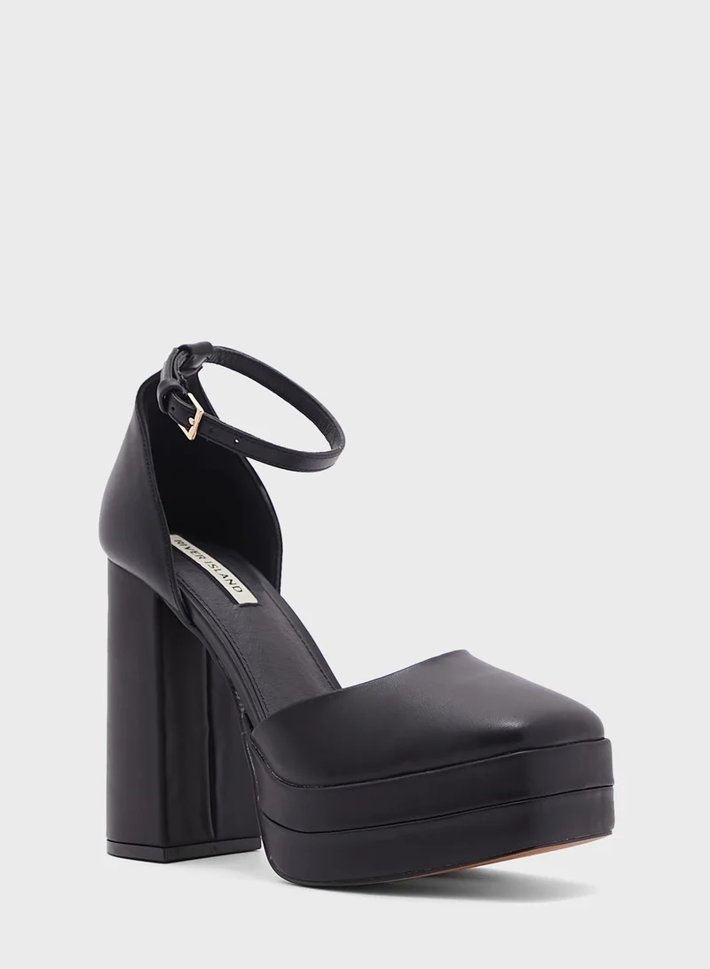 RIVER ISLAND Multi Strap High Heel Sandals