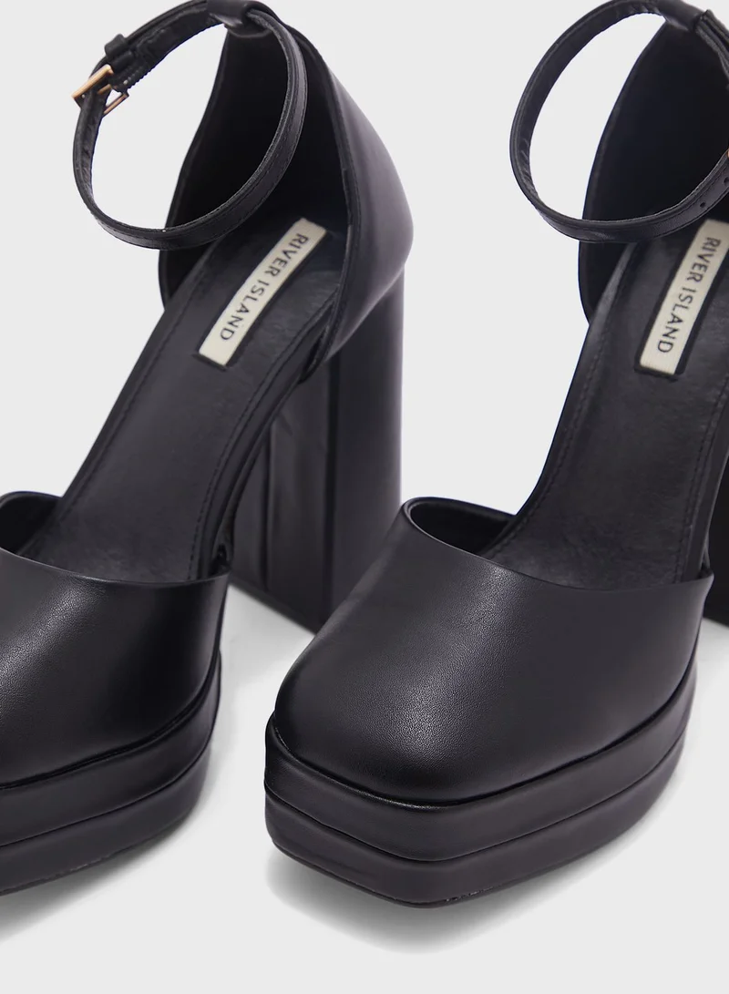 RIVER ISLAND Multi Strap High Heel Sandals