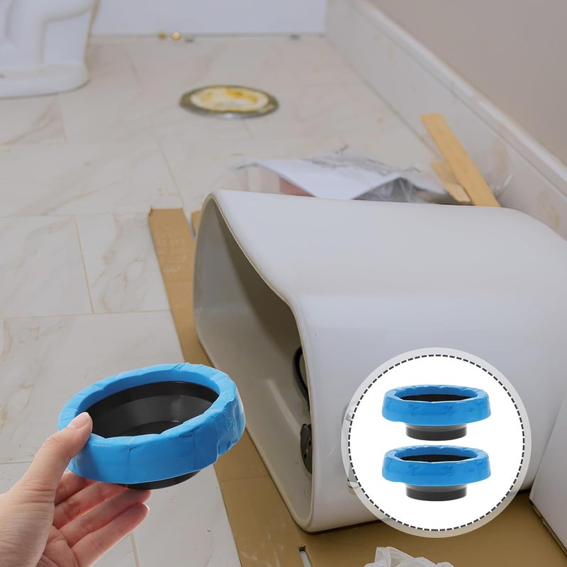 Uonlytech Toilet Wax Ring Replacement Kit 4.52X4.52X7.87In Sealing Gasket for Toilet Bowl Flange Leak Proof Wax Ring for Waste Line Suitable for Most Toilets - Image 5