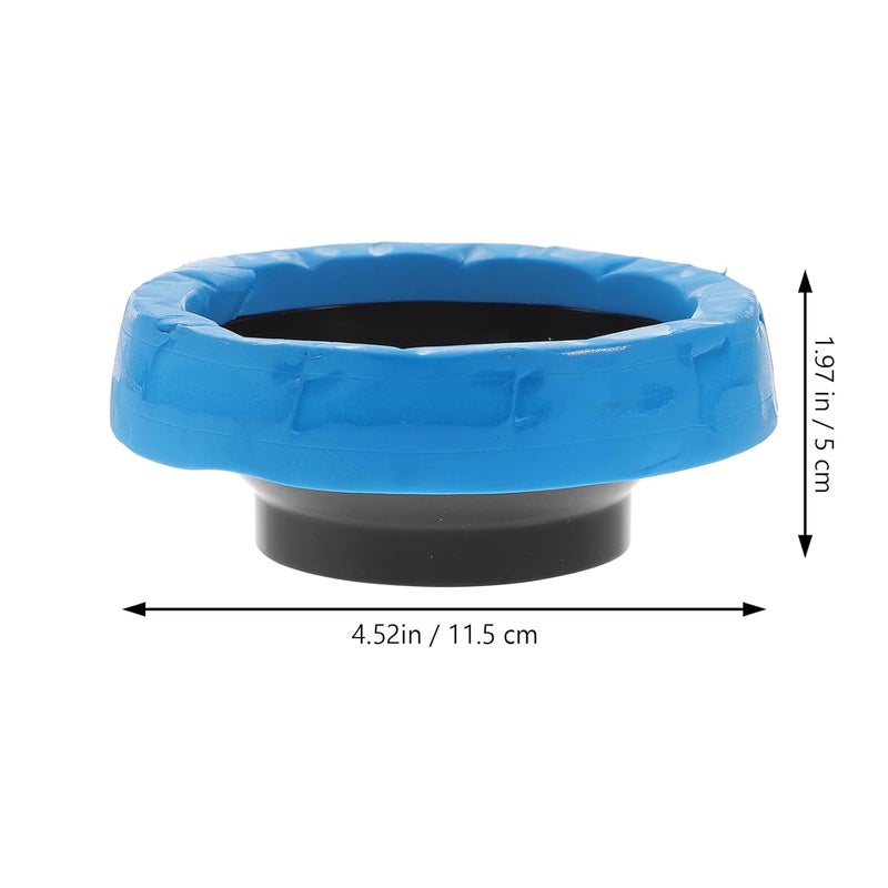 Uonlytech Toilet Wax Ring Replacement Kit 4.52X4.52X7.87In Sealing Gasket for Toilet Bowl Flange Leak Proof Wax Ring for Waste Line Suitable for Most Toilets - Image 2