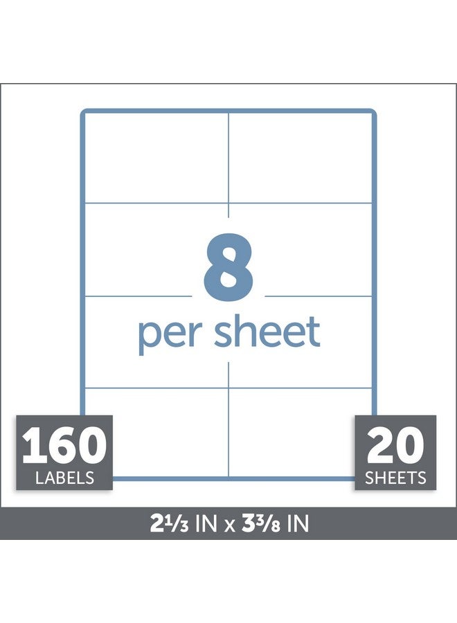 Office Depot Name Badge Labels, 2 1/3In. X 3 3/8In., White, Pack Of 160, Od98843 - Image 3