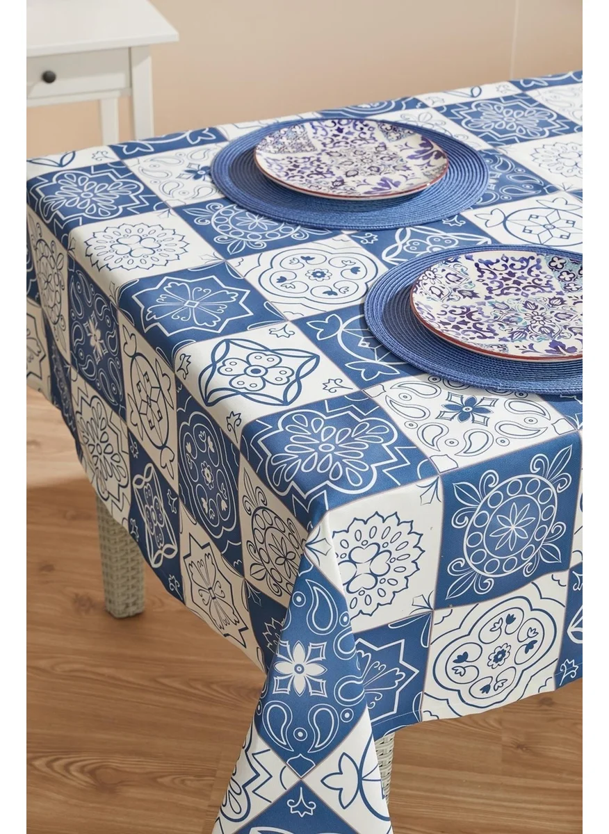 Ays Home Tile Pattern Stain-Proof Tablecloth