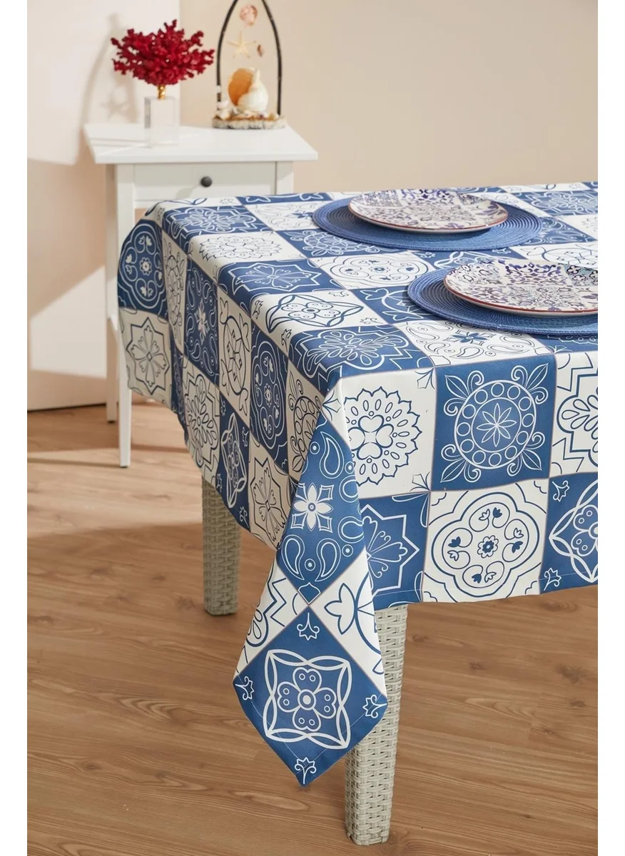 Ays Home Tile Pattern Stain-Proof Tablecloth