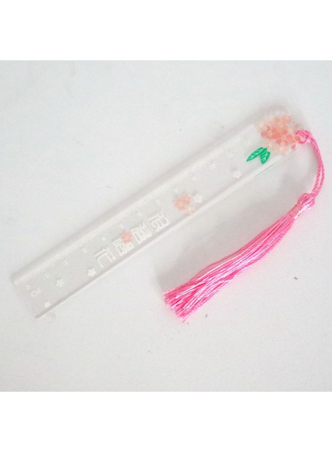 PLUS ONE Transparent Acrylic Bookmark Flower Bookmark Student School Supplies Stationery Gift Creative Gift - Image 1