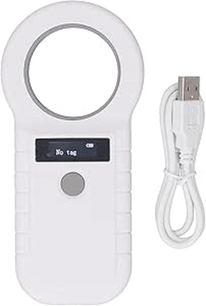 Dual Frequency Microchip Reader Portable Rechargeable Pet Scanner For Dogs Cats Pets - Image 1