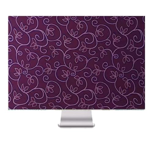 ALHBEJT Monitor Dust Cover 26, 27, 28,29 inch Anti-Static Dustproof Protective Cover for LCD/LED/HD Panel Case Computer Sleeve Compatible with 26-29 inch PC, Desktop and TV (Purple,26-29inch) - Image 1