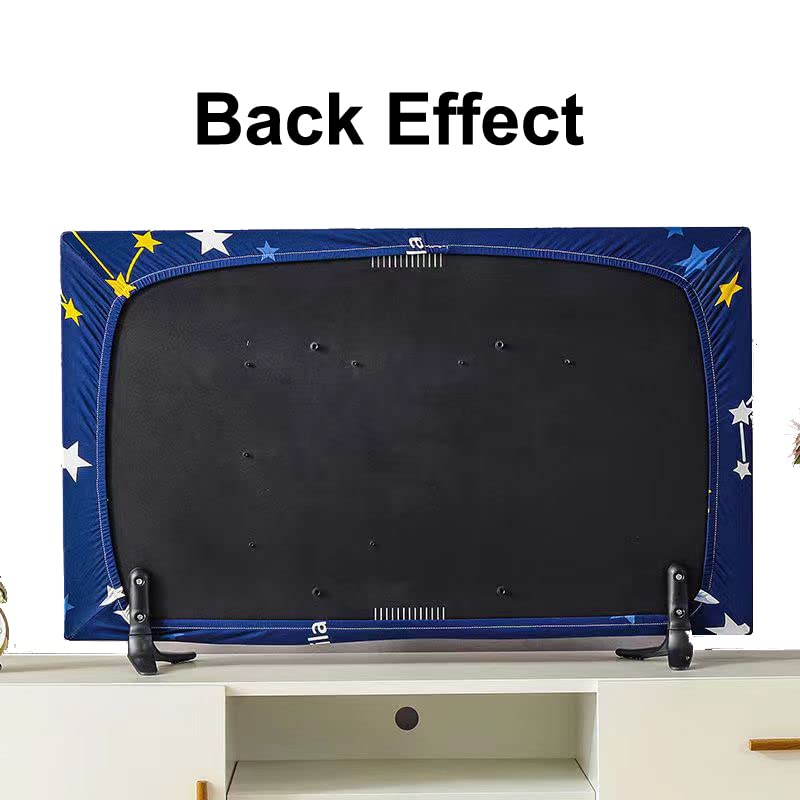 ALHBEJT Monitor Dust Cover 26, 27, 28,29 inch Anti-Static Dustproof Protective Cover for LCD/LED/HD Panel Case Computer Sleeve Compatible with 26-29 inch PC, Desktop and TV (Purple,26-29inch) - Image 2