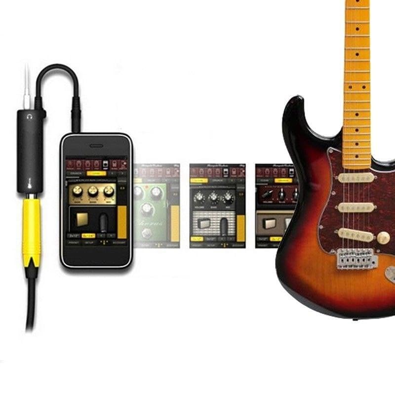 XIKKART Audio Guitar Interface AMP Converter Replacement Guitar for Phone Guitar Audio Interface Phone Tuner Lightweight Audio Adapter for iPhone, iPad - Image 2