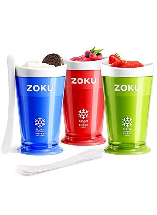 ZOKU Original Slush and Shake Maker Slushy Cup 3 Pack for Quick Frozen Homemade SingleServing Slushies Fruit Smoothies and Milkshakes in Minutes BlueRedGreen Set of 3 - pzsku/ZBE73CFF5DAE9FCDC81F7Z/45/1750415994/86491b06-f86f-4fe8-a49b-f2f6df60c6b9