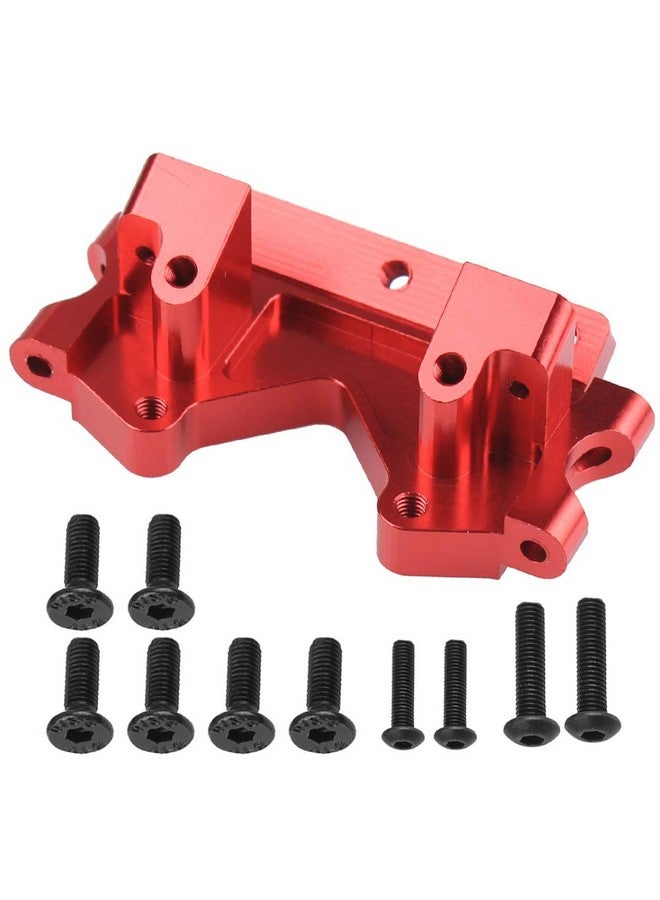 Hobbypark Aluminum Front Bulkhead Upgrade Parts For 1/10 Traxxas Slash 2Wd Rustler Stampede Bandit Replace 2530 2530A Red Anodized - Image 1