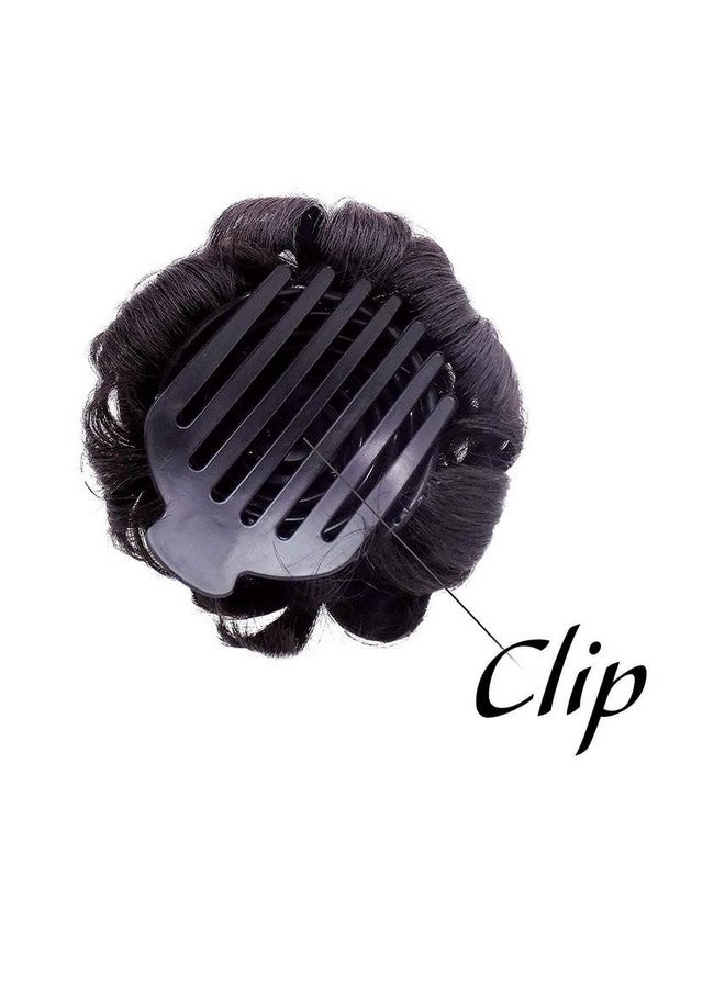 Chanderkash Natural Looking Artificial Juda/Bun For Marriage Functions Nug Panja Synthetic Extension|Puff Juda Bun Shaper |Messy Bun Scrunchie - Image 4