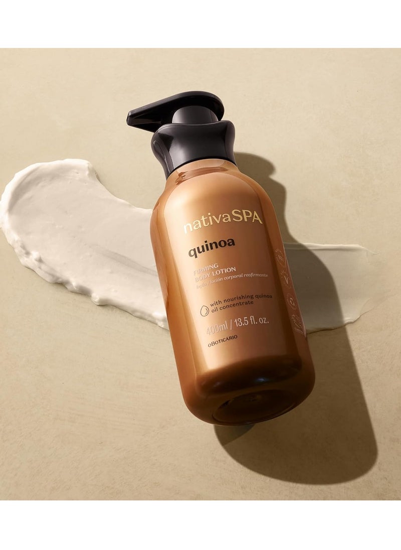 NATIVA SPA O BOTICÁRIO - Nativa SPA by O Boticario Quinoa Hydrating Body Lotion, Fragranced Skin Moisturizer with Purified Quinoa Drops, 13.5 Ounce - Image 1
