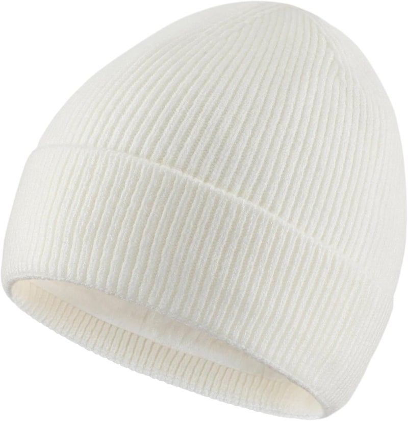 Connectyle Kids Beanie Hat Warm Winter Hats for Boys Girls Fleece Lined Knit Kids Hat for Ages 1-5 - Image 1