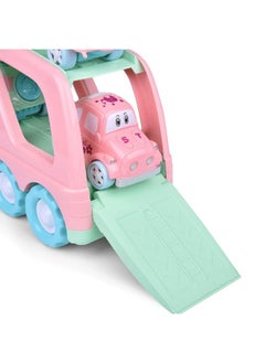 FUN LITTLE TOYS FUN LITTLE TOYS Truck Toys for Kids 2-4, Kids Toys Girls Age 2 3 4 5, Toddler Princess Girl Toys Carrier Truck with Cars and Planes, for Toddler for 2 3 4 5 Year Girls  - Image 2