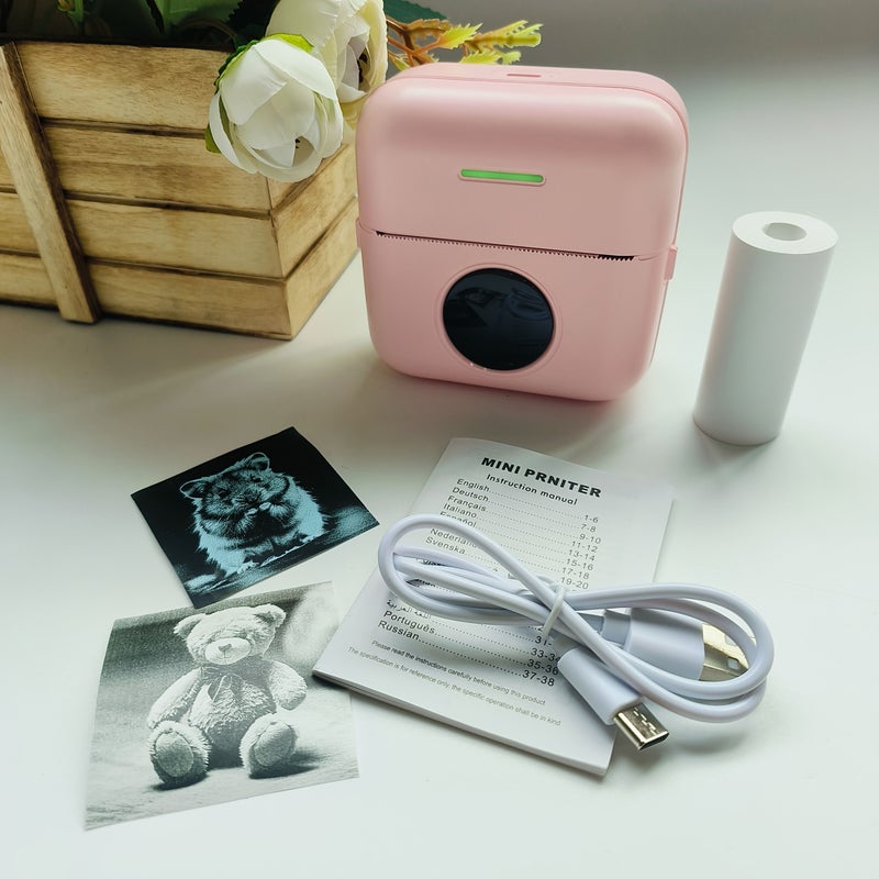 Mini Green Portable Rechargeable Thermal Printer For Banners Photos Labels Documents And DIY Gifts - Image 4