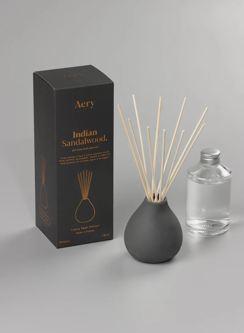 ايري ليفينج Aery Living Indian Sandalwood Reed Diffuser - Pepper Raspberry And Tonka