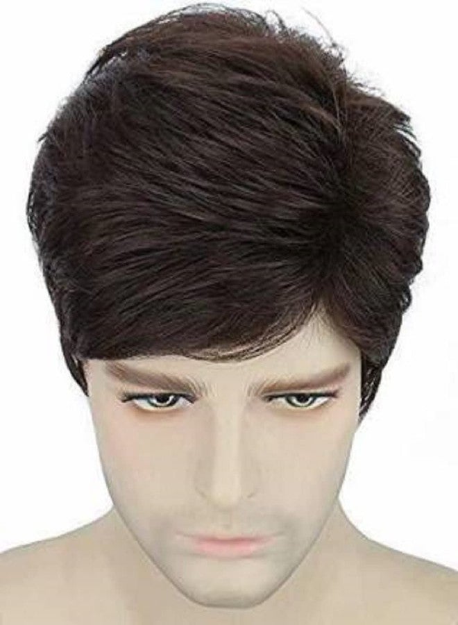 VIVIAN Hair Wigs For Men Short Hair Wig for Men With Synthtic Hair - Image 1