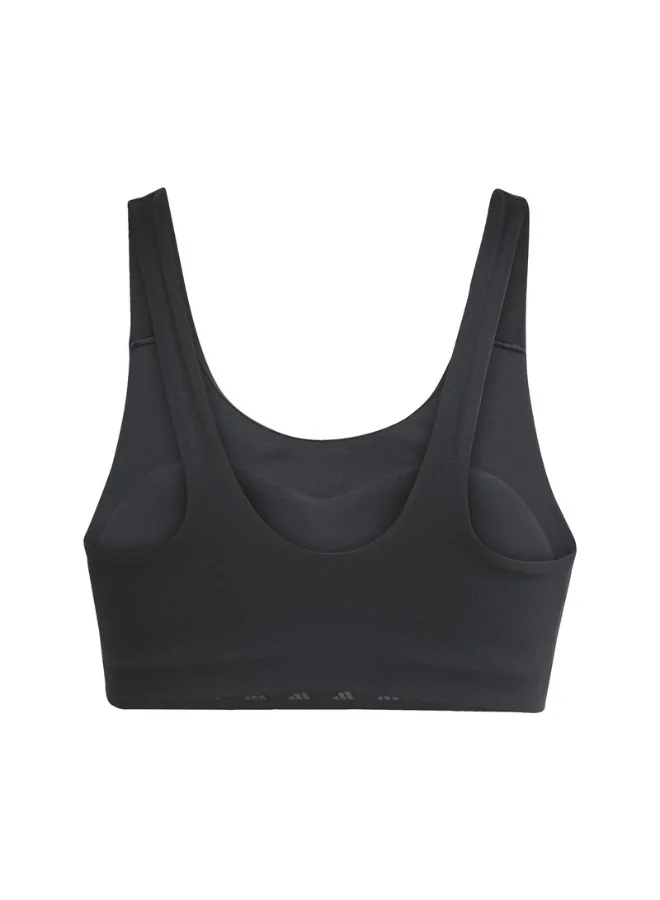 Adidas Adidas All Me Luxe Ms W Black Training Bra For Women