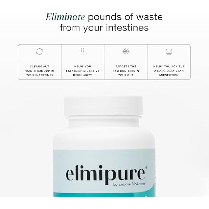 Elimipure Gut Cleanse & Restore Supplement: Natural & Effective Detox Cleanse Capsules | Fortify Your Microbiome | Effortless Morning Stools | Restore Your Gut from The Inside Out - Image 2
