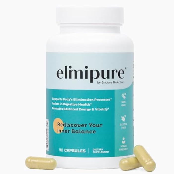 Elimipure Gut Cleanse & Restore Supplement: Natural & Effective Detox Cleanse Capsules | Fortify Your Microbiome | Effortless Morning Stools | Restore Your Gut from The Inside Out - Image 1
