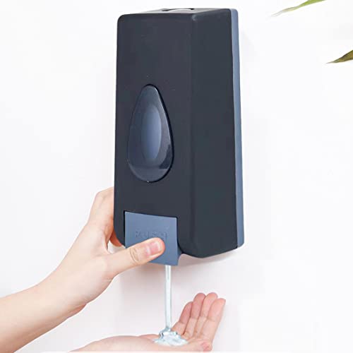 Bath Guru Multipurpose Soap Dispenser Wall Mounted ABS Shampoo Lotion Sanitizer Dispenser for Bathroom (350 Ml, Push Chrome) - Image 3