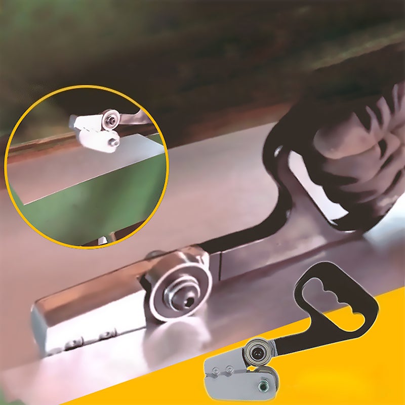 Portable Compact Metal Cutter: 2 Parallel Circular Blades, Ergonomic Lightweight Handle, Easy To Use - Durable High-Efficiency Cutter for Metal Plastic Plate Cutting - Image 5