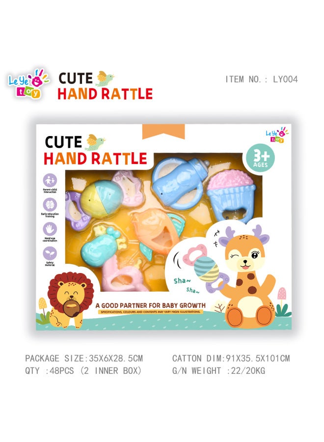 For Export, It Is Specially Used For Baby Comforting Bedside Rattle Pendant Toys For Children, Which Can Be Boiled For Children, Baby Educational Toys - Image 4