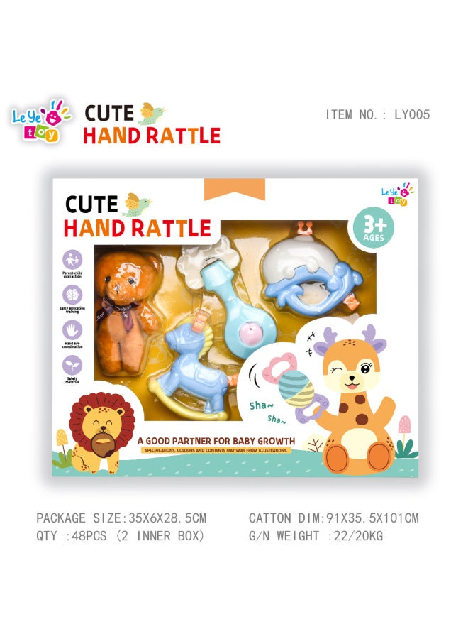 For Export, It Is Specially Used For Baby Comforting Bedside Rattle Pendant Toys For Children, Which Can Be Boiled For Children, Baby Educational Toys - Image 5