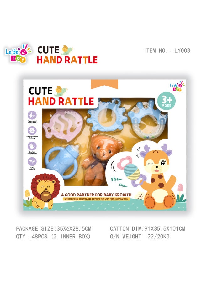 For Export, It Is Specially Used For Baby Comforting Bedside Rattle Pendant Toys For Children, Which Can Be Boiled For Children, Baby Educational Toys - Image 3
