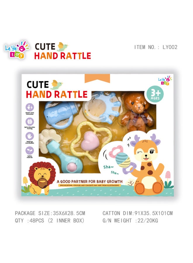 For Export, It Is Specially Used For Baby Comforting Bedside Rattle Pendant Toys For Children, Which Can Be Boiled For Children, Baby Educational Toys - Image 2