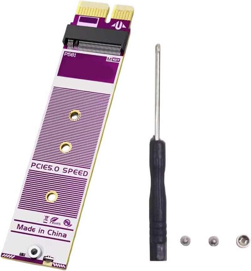 M Quick PCIe 5.0 NVMe 2280/2242 / 2230 جهاز تخزين ملحقات مفك براغي سهلة التركيب بطاقة توسيع لوحة تخزين نقل بيانات توسيع صلب - Image 5