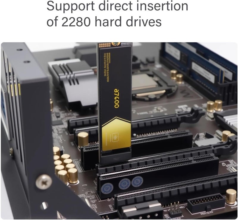 M Quick PCIe 5.0 NVMe 2280/2242 / 2230 جهاز تخزين ملحقات مفك براغي سهلة التركيب بطاقة توسيع لوحة تخزين نقل بيانات توسيع صلب - Image 4