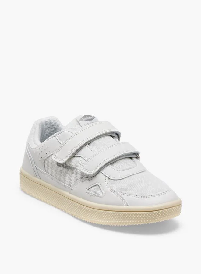 لي كوبر Boys Hook & Loop Ankle Sneakers