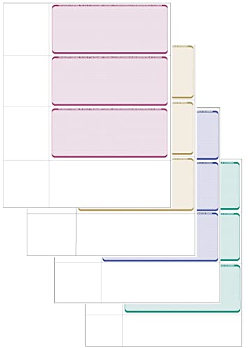 Compuchecks Computer Check Paper - Blank Personal Wallet Checks 3 on a Page - Compatible with Versa Check, QuickBooks, Quicken, and Any Laser Printer (50 Sheets / 150 Checks, Green Diamond) - Image 4
