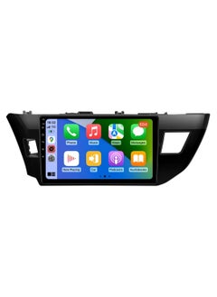 Toyota Corolla 2014-2016 Android Car Radio With GPS Navigation Support Apple Carplay Android Auto Wireless 4GB RAM 10 Inch Touch Screen Car Stereo With Bluetooth WiFi FM Radio AUX USB Backup Camera