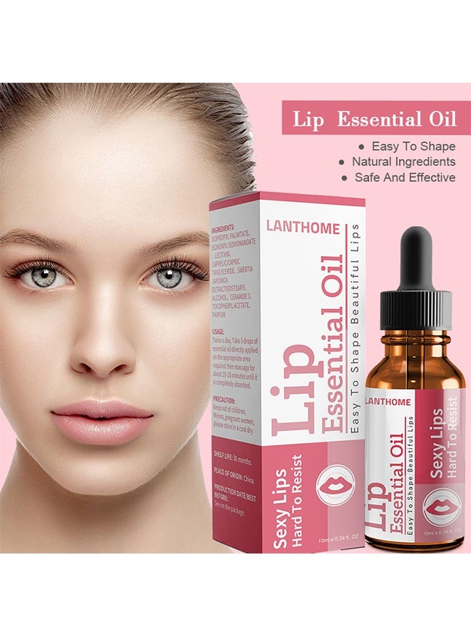 Lanthome Lip Essential Oil, Premium Therapeutic Grade Oil Beauty Exfoliating For Lip Care Nourishing & for Diffuser, Lips Care, Massage - Image 5
